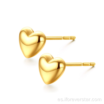 Forever Star Real 18k Pendiente de oro amarillo de oro